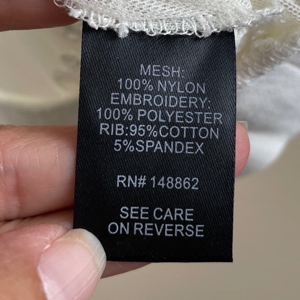 Torrid Size 0 Large Ivory Lace Mesh Embroidered Bomber Jacket Long Sleeve Zip - Picture 9 of 11